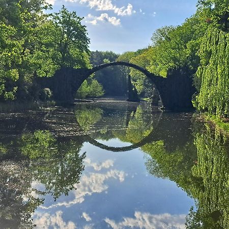 Ferienwohnung Am See Kromlau Esterno foto