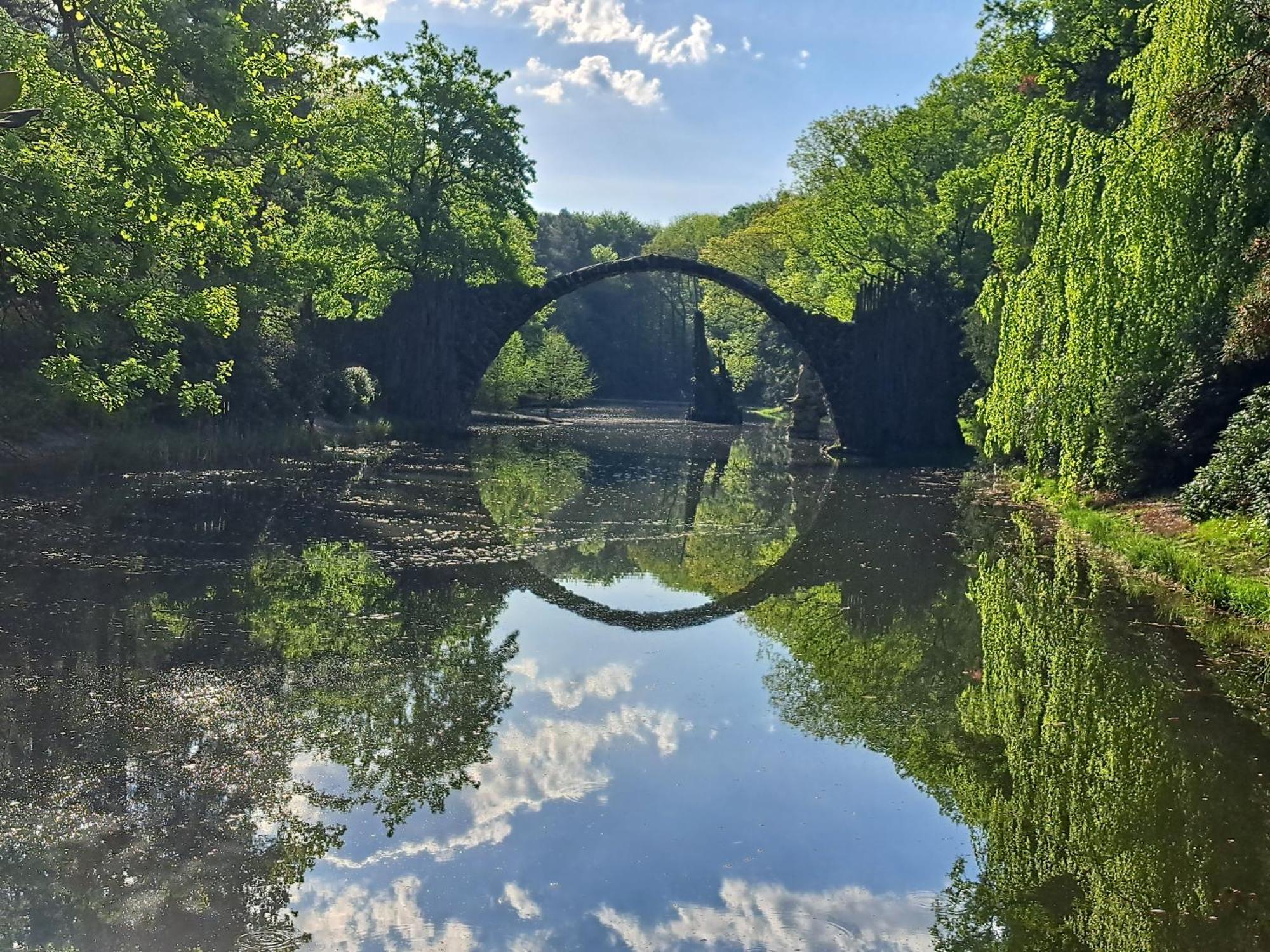 Ferienwohnung Am See Kromlau Esterno foto